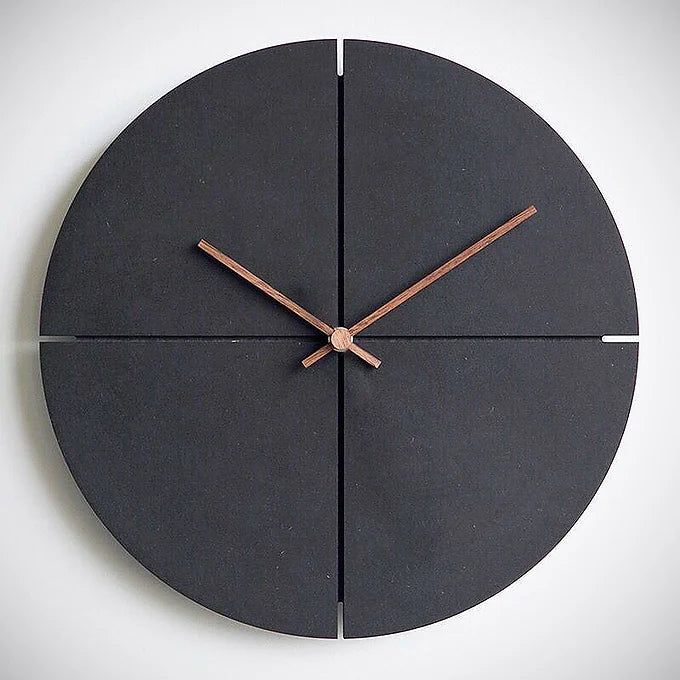 Dixon Wood-Effect Wall Clock